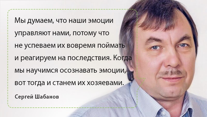 Как стать хозяином своих эмоций? Цитата Сергея Шабанова из выпуска подкаста Будет сделано!